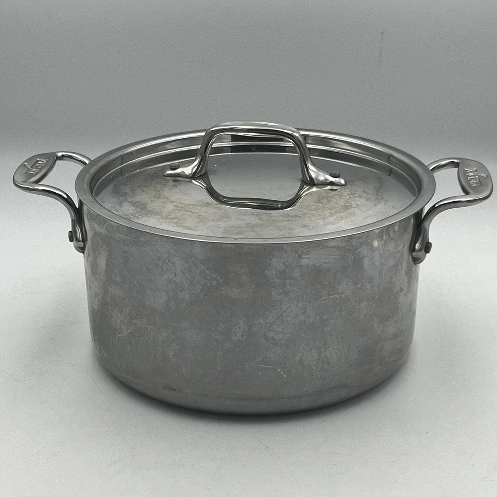 ALL-CLAD Stainless Steel 4 Quart Ultimate Soup Pot w/Lid D5